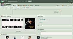 Desktop Screenshot of forceoflight.deviantart.com