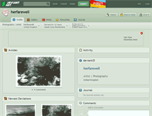 Tablet Screenshot of herfarewell.deviantart.com
