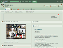 Tablet Screenshot of naruita4ever.deviantart.com