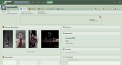 Desktop Screenshot of impulsedxe.deviantart.com