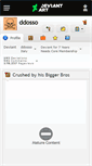 Mobile Screenshot of ddosso.deviantart.com