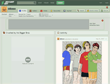 Tablet Screenshot of ddosso.deviantart.com