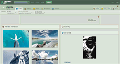 Desktop Screenshot of mamoe.deviantart.com