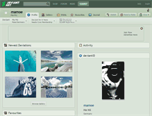 Tablet Screenshot of mamoe.deviantart.com