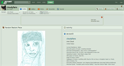 Desktop Screenshot of cloudyfanx.deviantart.com
