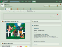 Tablet Screenshot of nirakone.deviantart.com