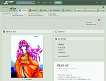 Tablet Screenshot of eklips.deviantart.com