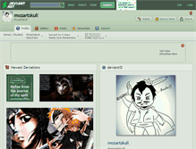 Tablet Screenshot of mozartskull.deviantart.com