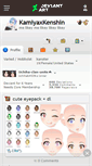 Mobile Screenshot of kamiyaxkenshin.deviantart.com