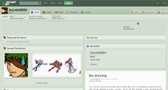 Desktop Screenshot of ikelinkgreen.deviantart.com