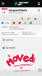 Mobile Screenshot of eloquentllama.deviantart.com
