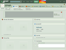 Tablet Screenshot of hellnoplz.deviantart.com