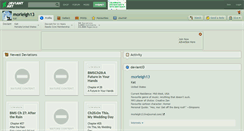 Desktop Screenshot of morleigh13.deviantart.com