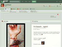 Tablet Screenshot of l-u-t-h-e-r.deviantart.com