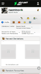 Mobile Screenshot of naominovik.deviantart.com