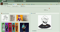 Desktop Screenshot of fruitypear.deviantart.com
