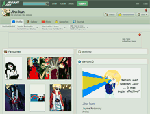 Tablet Screenshot of jinx-kun.deviantart.com