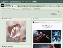 Tablet Screenshot of mulcahy.deviantart.com