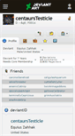 Mobile Screenshot of centaurstesticle.deviantart.com