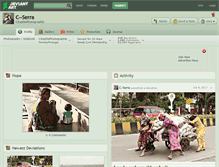 Tablet Screenshot of c--serra.deviantart.com