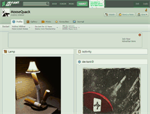 Tablet Screenshot of moosequack.deviantart.com