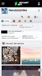 Mobile Screenshot of narutouzmike.deviantart.com