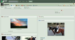 Desktop Screenshot of ladypoof.deviantart.com