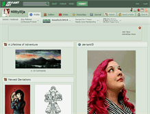 Tablet Screenshot of niittylilja.deviantart.com