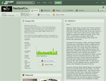 Tablet Screenshot of fatezerofc.deviantart.com
