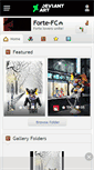 Mobile Screenshot of forte-fc.deviantart.com
