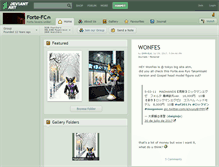 Tablet Screenshot of forte-fc.deviantart.com