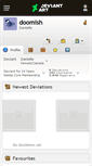 Mobile Screenshot of doomish.deviantart.com