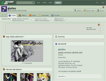 Tablet Screenshot of giselleo.deviantart.com