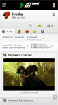 Mobile Screenshot of lyosha.deviantart.com