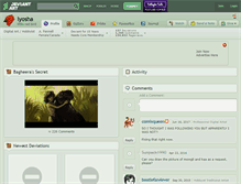 Tablet Screenshot of lyosha.deviantart.com