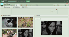 Desktop Screenshot of demi-vamp.deviantart.com