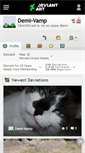 Mobile Screenshot of demi-vamp.deviantart.com