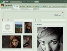 Tablet Screenshot of elenanele.deviantart.com