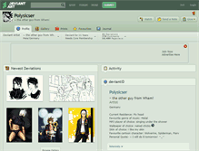 Tablet Screenshot of polysicser.deviantart.com