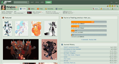 Desktop Screenshot of pkingsora.deviantart.com