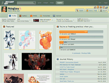 Tablet Screenshot of pkingsora.deviantart.com