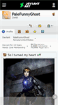 Mobile Screenshot of palefunnyghost.deviantart.com