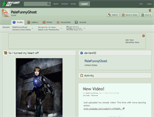 Tablet Screenshot of palefunnyghost.deviantart.com