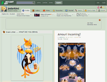 Tablet Screenshot of jesterkimi.deviantart.com