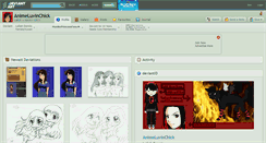 Desktop Screenshot of animeluvinchick.deviantart.com