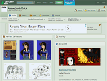 Tablet Screenshot of animeluvinchick.deviantart.com