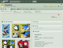 Tablet Screenshot of imacatlover.deviantart.com