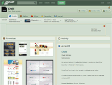 Tablet Screenshot of chrili.deviantart.com