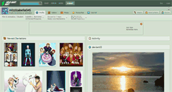 Desktop Screenshot of mizzizabellasms.deviantart.com