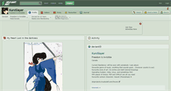 Desktop Screenshot of kuroslayer.deviantart.com